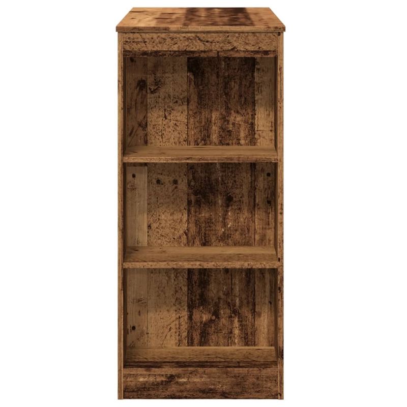 Casa si Gradina - Mobilier - Mese si birouri - Mese bucatarie si dining - Masa bar cu rafturi, lemn vechi, 95x47x103,5 cm, lemn prelucrat - Infinity.ro