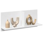 Casa si Gradina - Mobilier - Biblioteci si rafturi - Rafturi - Dulap de perete, alb, 70x16,5x30 cm, lemn prelucrat - Infinity.ro