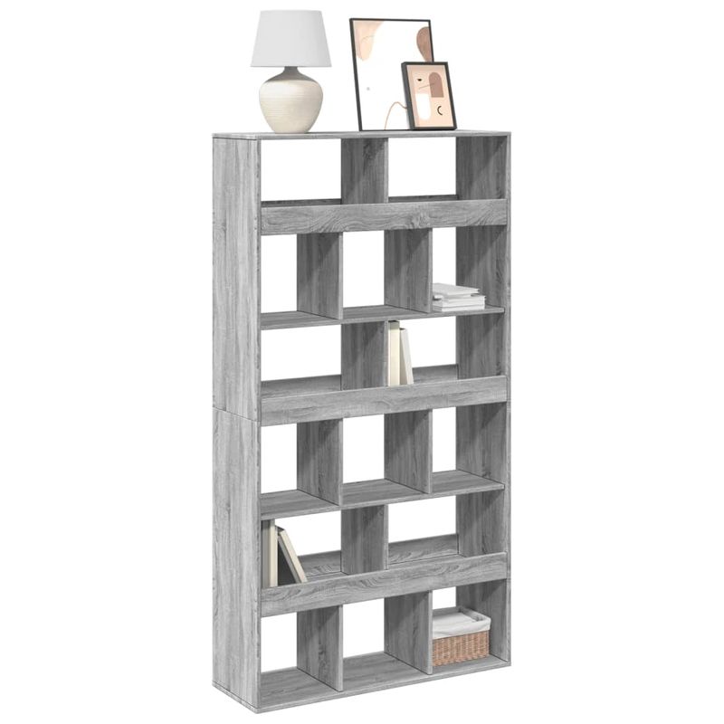 Casa si Gradina - Mobilier - Biblioteci si rafturi - Biblioteci - Biblioteca, gri sonoma, 100x33x187,5 cm, lemn prelucrat - Infinity.ro