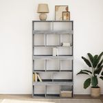Casa si Gradina - Mobilier - Biblioteci si rafturi - Biblioteci - Biblioteca, gri sonoma, 100x33x187,5 cm, lemn prelucrat - Infinity.ro