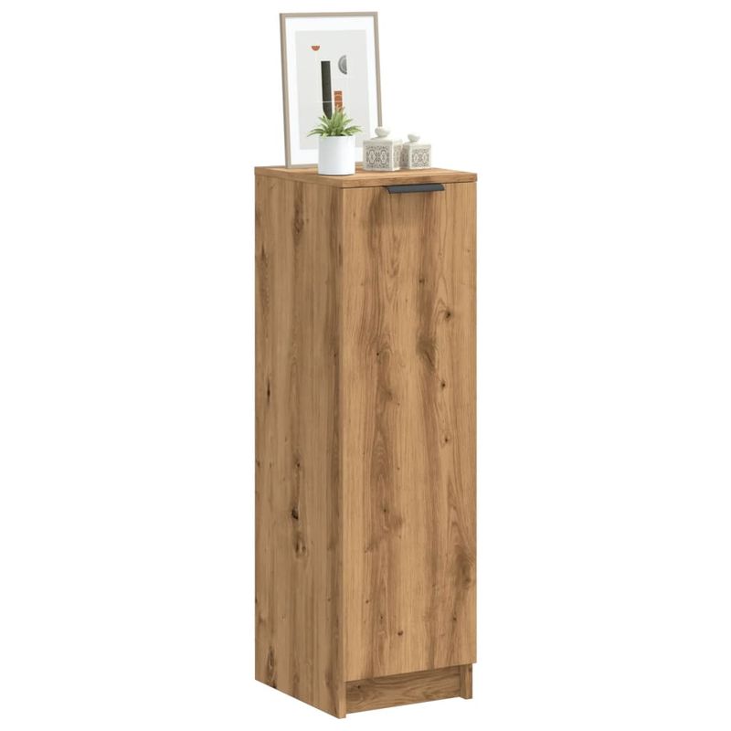 Casa si Gradina - Mobilier - Dulapuri si sifoniere - Dulapuri pantofi - Pantofar, stejar artizanal, 29,5x35x100,5 cm lemn prelucrat - Infinity.ro