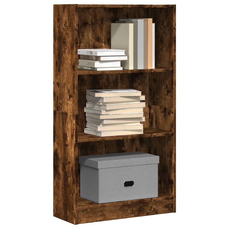 Casa si Gradina - Mobilier - Biblioteci si rafturi - Biblioteci - Biblioteca, stejar fumuriu, 60x24x109 cm, lemn prelucrat - Infinity.ro
