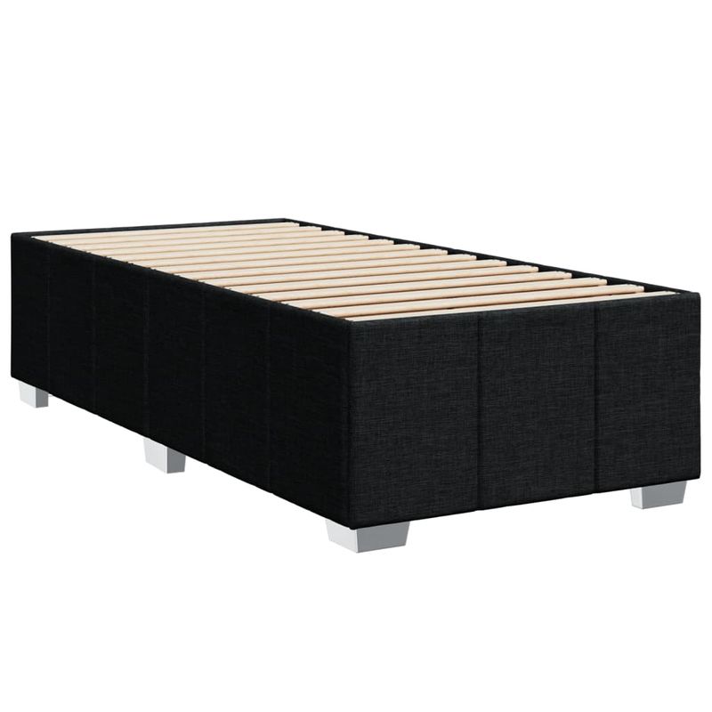 Casa si Gradina - Mobilier - Paturi si accesorii - Paturi - Cadru de pat, negru, 80x200 cm, material textil - Infinity.ro