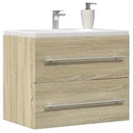 Casa si Gradina - Mobilier - Mobilier baie - Comode baie - Dulap de chiuveta, stejar sonoma, 60x38,5x48 cm, PAL - Infinity.ro