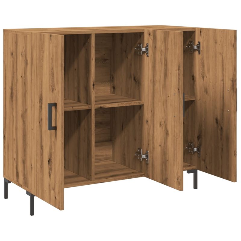 Casa si Gradina - Mobilier - Comode si corpuri - Comode - Dulap, stejar artizanal, 90x34x80 cm, lemn prelucrat - Infinity.ro