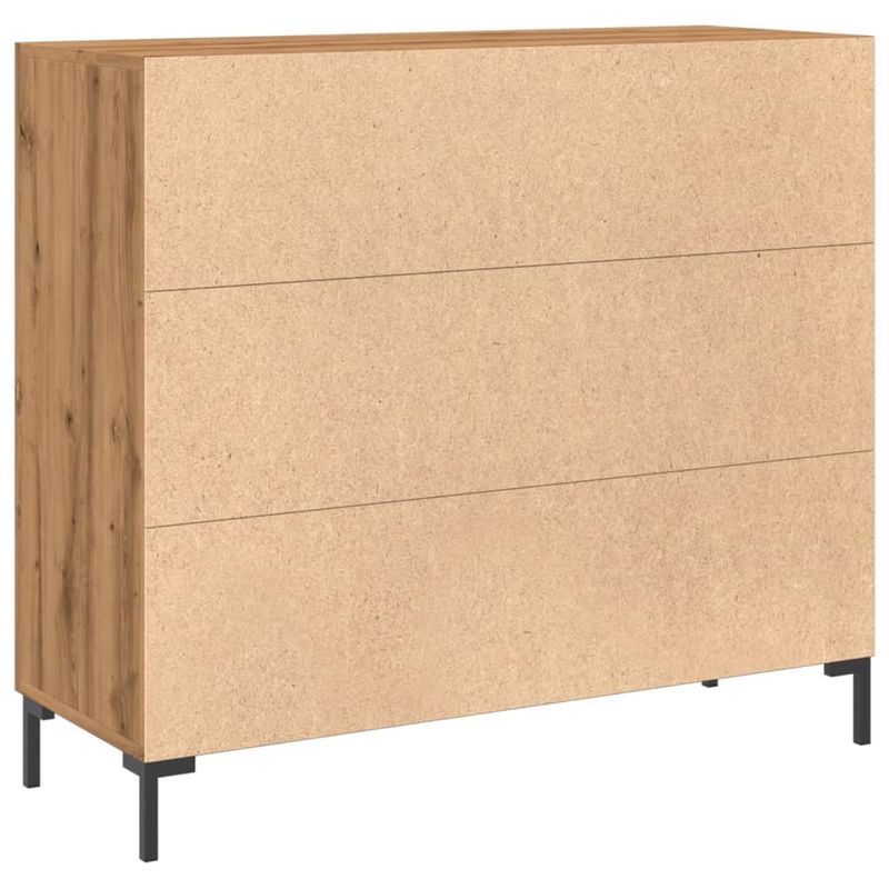 Casa si Gradina - Mobilier - Comode si corpuri - Comode - Dulap, stejar artizanal, 90x34x80 cm, lemn prelucrat - Infinity.ro