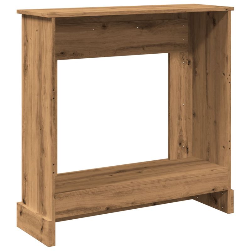 Casa si Gradina - Termice - Sobe, Seminee si accesorii - Accesorii seminee si sobe - Masca semineu, stejar artizanal, 90x30x90 cm, lemn prelucrat - Infinity.ro