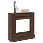 Casa si Gradina - Termice - Sobe, Seminee si accesorii - Accesorii seminee si sobe - Masca de semineu, stejar maro, 90x30x90 cm, lemn prelucrat - Infinity.ro