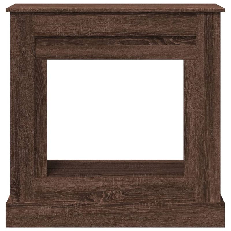 Casa si Gradina - Termice - Sobe, Seminee si accesorii - Accesorii seminee si sobe - Masca de semineu, stejar maro, 90x30x90 cm, lemn prelucrat - Infinity.ro