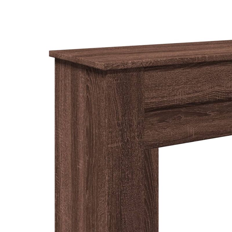 Casa si Gradina - Termice - Sobe, Seminee si accesorii - Accesorii seminee si sobe - Masca de semineu, stejar maro, 90x30x90 cm, lemn prelucrat - Infinity.ro