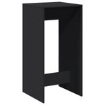Casa si Gradina - Mobilier - Mese si birouri - Mese bucatarie si dining - Masa bar, negru, 51x50x103,5 cm, lemn prelucrat - Infinity.ro
