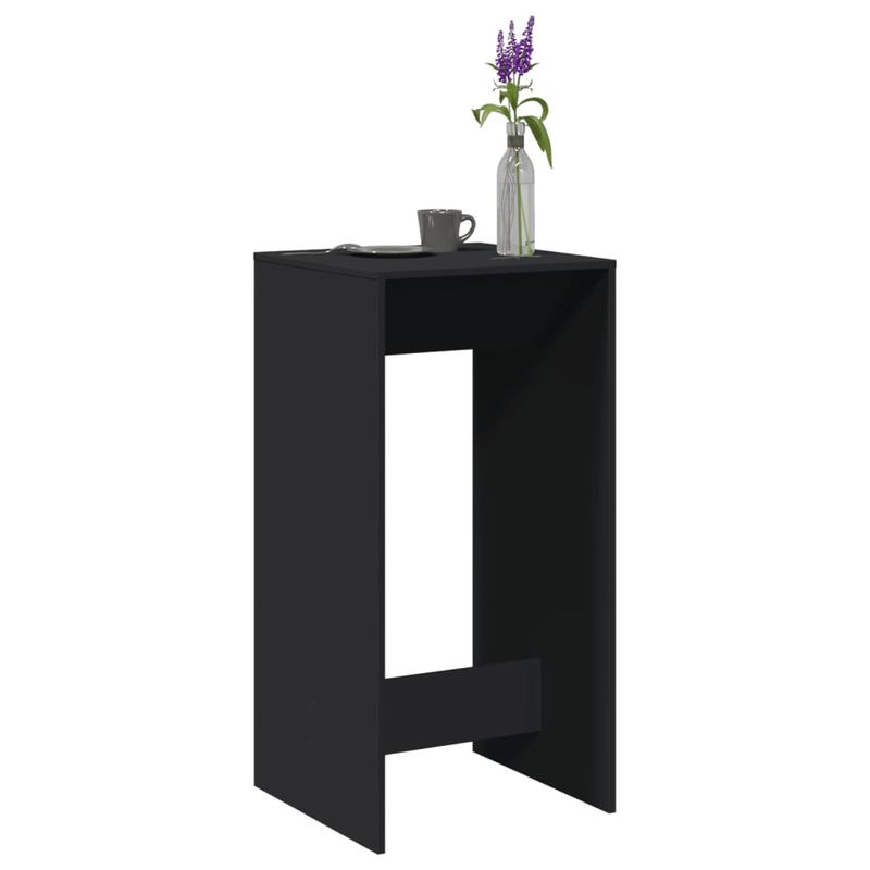Casa si Gradina - Mobilier - Mese si birouri - Mese bucatarie si dining - Masa bar, negru, 51x50x103,5 cm, lemn prelucrat - Infinity.ro