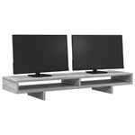 PC, gaming si accesorii - Desktop PC & monitoare - Accesorii monitoare - Suport monitor, sonoma gri, 100x27x15 cm, lemn prelucrat - Infinity.ro