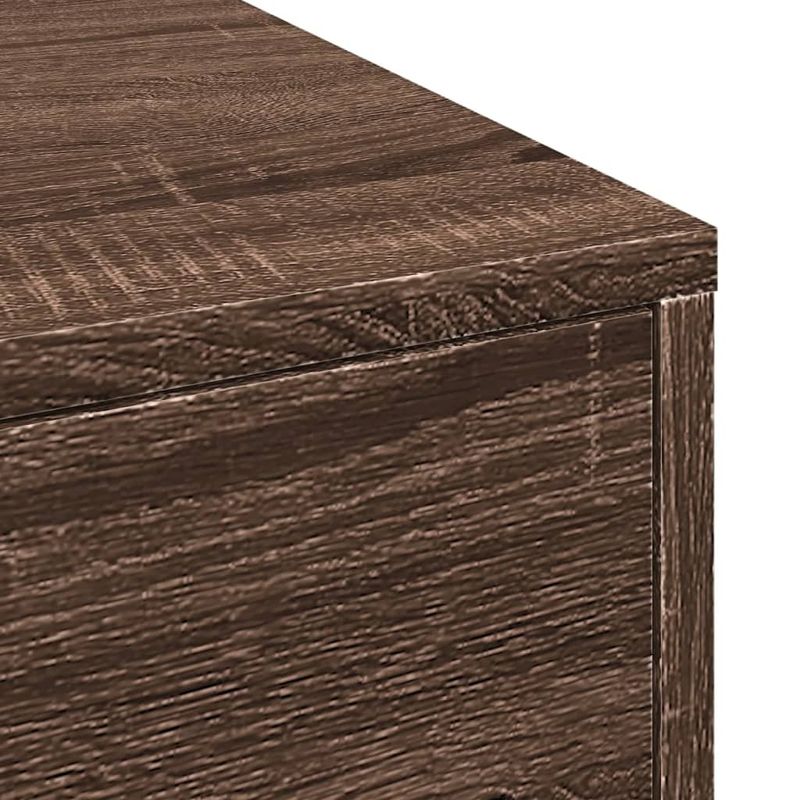 Casa si Gradina - Mobilier - Dulapuri si sifoniere - Dulapuri - Dulap de baie ingust cu roti, stejar maro, lemn prelucrat - Infinity.ro
