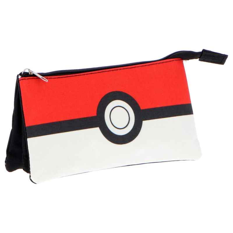 Carti si Birotica - Rechizite - Penare - Penar Pokemon - Poke Ball, 3 compartimente, neechipat, dreptunghiular, 21 x 11 x 4 cm 23 x 11 x 7 cm Multicolor - Infinity.ro