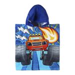 Jucarii, Copii si Bebe - Igiena si ingrijire - Baia bebelusului - Prosoape si halate de baie copii - Prosop poncho cu gluga Blaze 50 X 115 CM Universala Multicolor Universala 3 ani + Blaze Multicolor - Infinity.ro