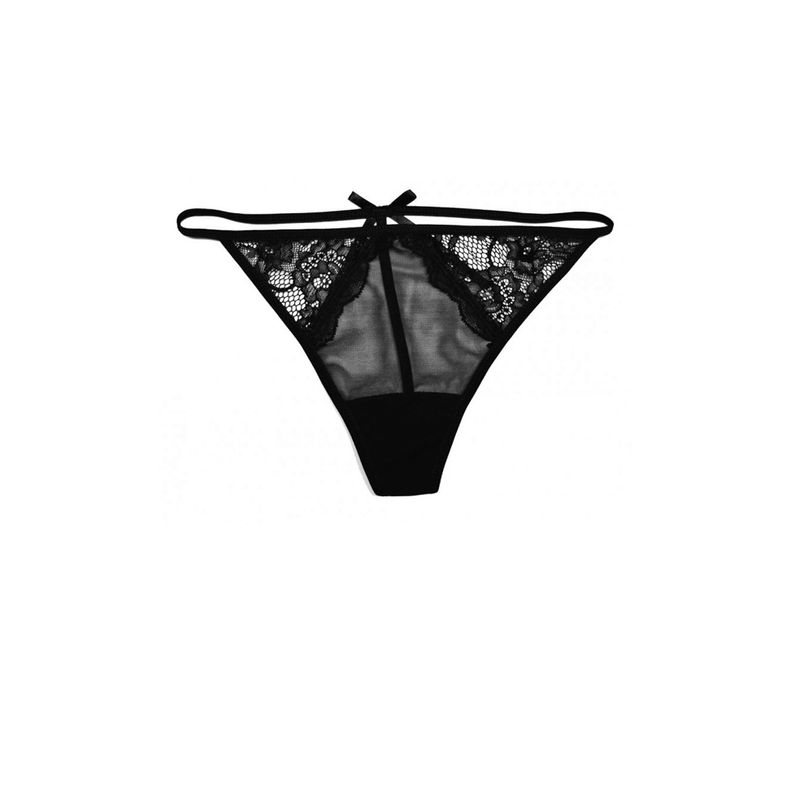 Fashion, accesorii si bijuterii - Femei - Lenjerie si pijamale femei - Lenjerie intima femei - Set 2 piese babydoll si tanga Magic Dream model 8178, Negru, M INTL - Infinity.ro