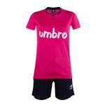 Fashion, accesorii si bijuterii - Femei - Lenjerie si pijamale femei - Pijamale femei - Pijamale dama maneci scurte,Umbro UPJ12071S S INTL Fucsia - Infinity.ro