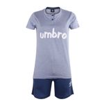 Fashion, accesorii si bijuterii - Femei - Lenjerie si pijamale femei - Pijamale femei - Pijamale dama maneci scurte,Umbro UPJ12071S M INTL Albastru - Infinity.ro