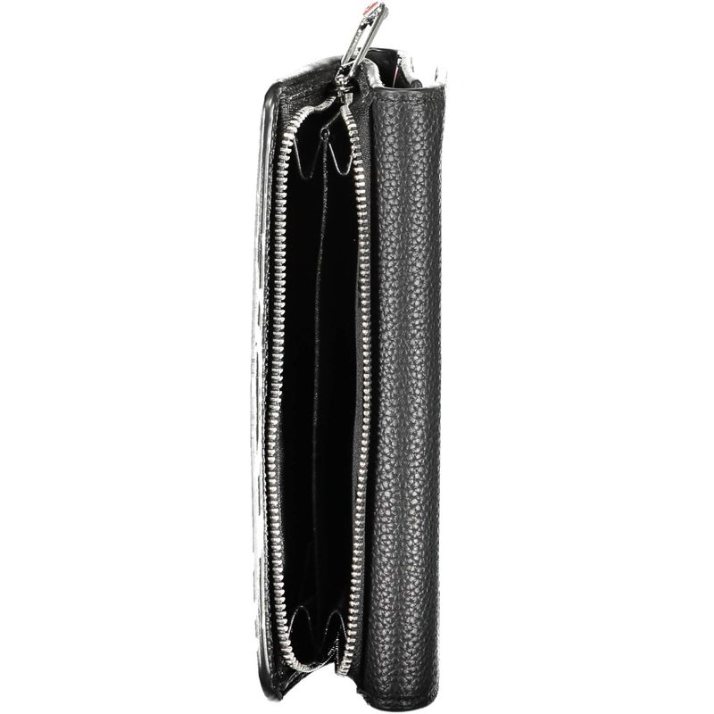 Fashion, accesorii si bijuterii - Femei - Accesorii femei - Portofele femei - Portofel Mare de Dama Tommy Hilfiger, Th Element Large Flap Wallet AW0AW13663 20 x 11 x 4 cm Negru - Infinity.ro