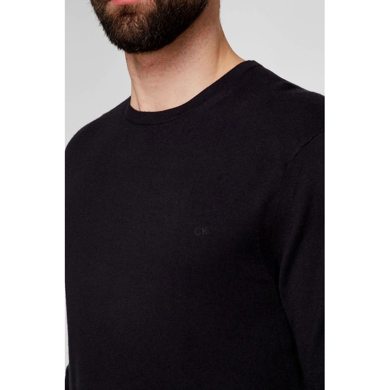 Fashion, accesorii si bijuterii - Barbati - Imbracaminte - Pulovere barbati - Pulover barbati Calvin Klein K10K108296 M INTL Bleumarin - Infinity.ro