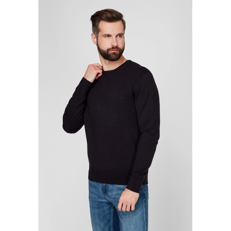 Fashion, accesorii si bijuterii - Barbati - Imbracaminte - Pulovere barbati - Pulover barbati Calvin Klein K10K108296 M INTL Bleumarin - Infinity.ro