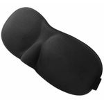 Sport si Outdoor - Articole de voiaj - Accesorii articole de voiaj - Masca de dormit 3D, dimensiune universala, negru - Infinity.ro