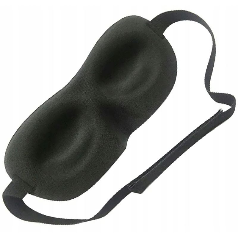Sport si Outdoor - Articole de voiaj - Accesorii articole de voiaj - Masca de dormit 3D, dimensiune universala, negru - Infinity.ro