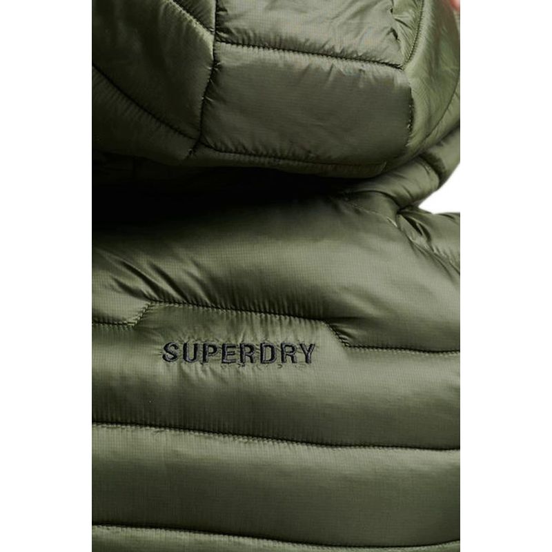 Fashion, accesorii si bijuterii - Barbati - Imbracaminte - Jachete si geci barbati - Geaca barbati Superdry Fuji Puffer M5011821A 2XL INTL Kaki - Infinity.ro