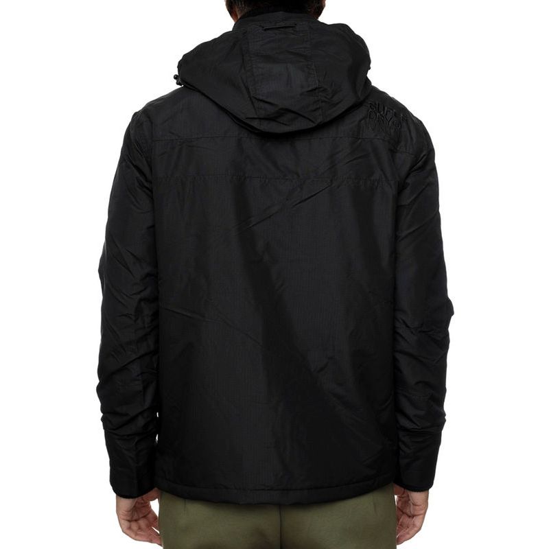 Fashion, accesorii si bijuterii - Barbati - Imbracaminte - Jachete si geci barbati - Geaca barbati Superdry Mountain Windcheater M5011868A L INTL Negru - Infinity.ro