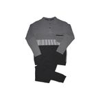 Fashion, accesorii si bijuterii - Barbati - Lenjerie si pijamale barbati - Pijamale barbati - Pijamale pentru barbati, Exclusive P706 2XL INTL Gri/Negru - Infinity.ro