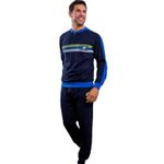 Fashion, accesorii si bijuterii - Barbati - Lenjerie si pijamale barbati - Pijamale barbati - Pijamale lungi pentru barbati Lotto LP1098 XL INTL Albastru - Infinity.ro