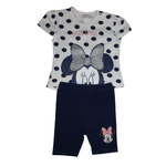 Fashion, accesorii si bijuterii - Copii - Imbracaminte copii - Treninguri si compleuri copii - Set imbracaminte fete , Minnie Mouse,Albastru, 3 luni Albastru 62 CM - Infinity.ro