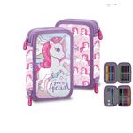 Carti si Birotica - Rechizite - Penare - Penar Unicorn echipat, 2 compartimente KL10155, multicolor, 19.5 x 12 x 4 cm 2 Multicolor Unicorn - Infinity.ro