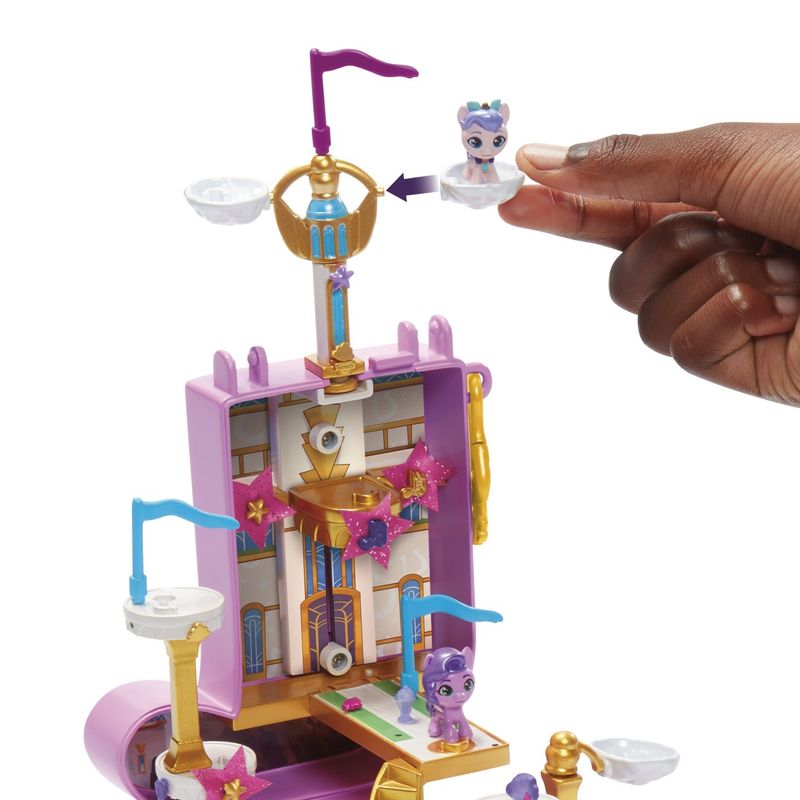 Jucarii, Copii si Bebe - Jucarii si jocuri - Figurine - My little pony mini world magic set de joaca compact creation zephyr heights - Infinity.ro