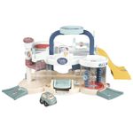 Jucarii, Copii si Bebe - Jucarii si jocuri - Vehicule si jucarii cu telecomanda - Masinute - Pista de masini smoby first garage cu masinuta - Infinity.ro