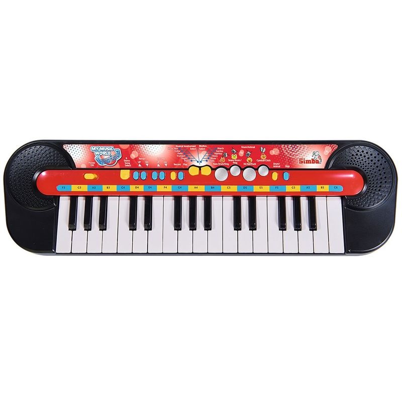 Jucarii, Copii si Bebe - Jucarii si jocuri - Jucarii de rol - Instrumente muzicale de jucarie - Jucarie simba orga my music world keyboard cu 32 clape - Infinity.ro