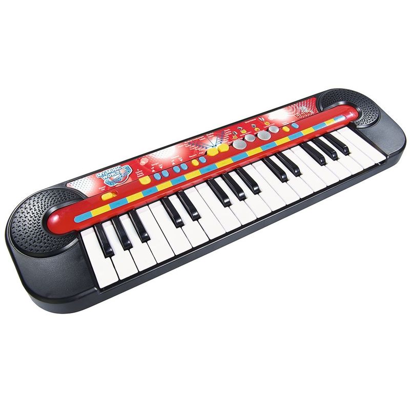 Jucarii, Copii si Bebe - Jucarii si jocuri - Jucarii de rol - Instrumente muzicale de jucarie - Jucarie simba orga my music world keyboard cu 32 clape - Infinity.ro