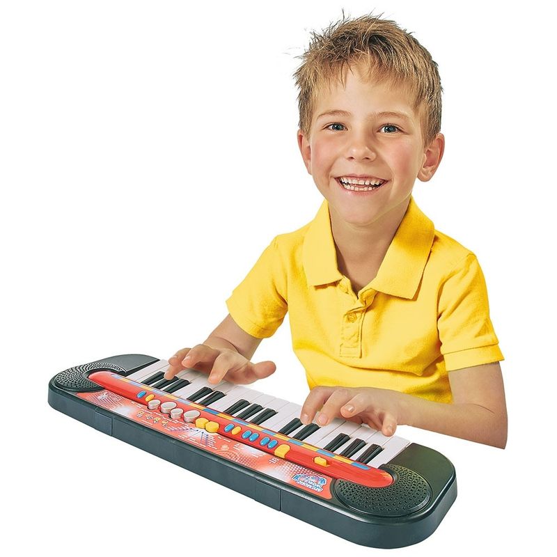 Jucarii, Copii si Bebe - Jucarii si jocuri - Jucarii de rol - Instrumente muzicale de jucarie - Jucarie simba orga my music world keyboard cu 32 clape - Infinity.ro