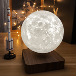 Casa si Gradina/Corpuri si surse de iluminat/Veioze si lampi/Veioze - Lampa LED Luna Cu Levitatie Magnetica, Putere 5W, 18 cm, Lumina reglabila in 3 tonuri, Alimentare AC, Comenzi tactile - Infinity.ro