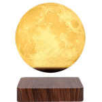 Casa si Gradina/Corpuri si surse de iluminat/Veioze si lampi/Veioze - Lampa LED Luna Cu Levitatie Magnetica, Putere 5W, 18 cm, Lumina reglabila in 3 tonuri, Alimentare AC, Comenzi tactile - Infinity.ro