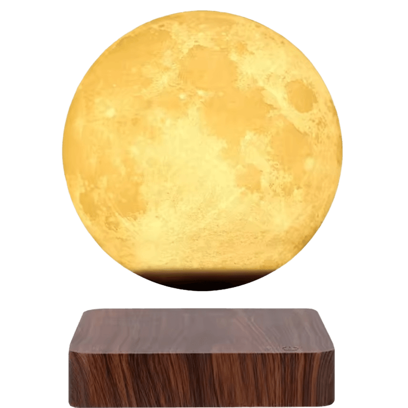 Casa si Gradina/Corpuri si surse de iluminat/Veioze si lampi/Veioze - Lampa LED Luna Cu Levitatie Magnetica, Putere 5W, 18 cm, Lumina reglabila in 3 tonuri, Alimentare AC, Comenzi tactile - Infinity.ro