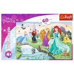 Jucarii, Copii si Bebe - Jucarii si jocuri - Jocuri si puzzle - Puzzle - Puzzle Trefl 60 disney princess - intalneste printesa - Infinity.ro