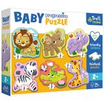 Jucarii, Copii si Bebe - Jucarii si jocuri - Jocuri si puzzle - Puzzle - Puzzle Trefl primo baby progressive safari - Infinity.ro