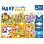 Jucarii, Copii si Bebe - Jucarii si jocuri - Jocuri si puzzle - Puzzle - Puzzle Trefl primo baby progressive safari - Infinity.ro