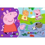Jucarii, Copii si Bebe - Jucarii si jocuri - Jocuri si puzzle - Puzzle - Puzzle Trefl primo  super giant 15 peppa pig - Infinity.ro