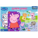 Jucarii, Copii si Bebe - Jucarii si jocuri - Jocuri si puzzle - Puzzle - Puzzle Trefl primo  super giant 15 peppa pig - Infinity.ro