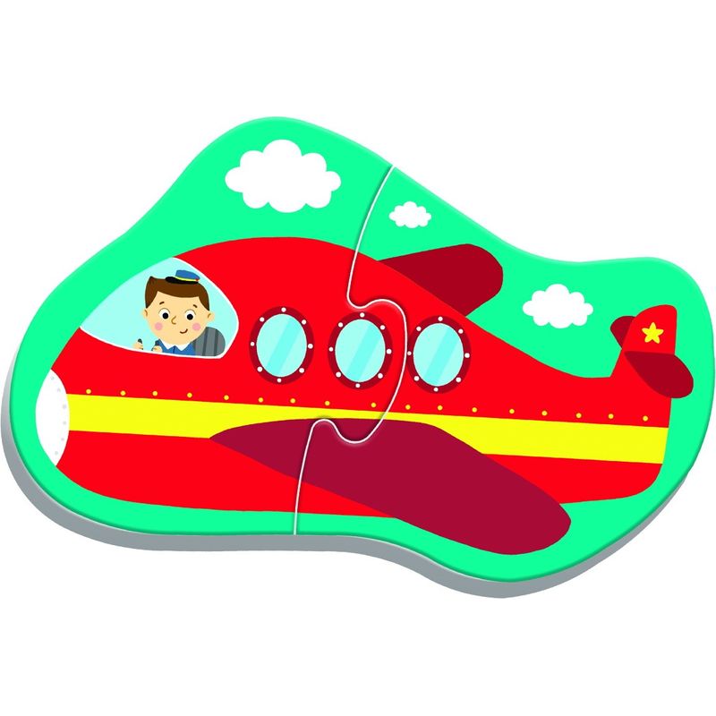 Jucarii, Copii si Bebe - Jucarii si jocuri - Jocuri si puzzle - Puzzle - Puzzle Trefl baby clasic vehicule pentru transport 8 piese - Infinity.ro