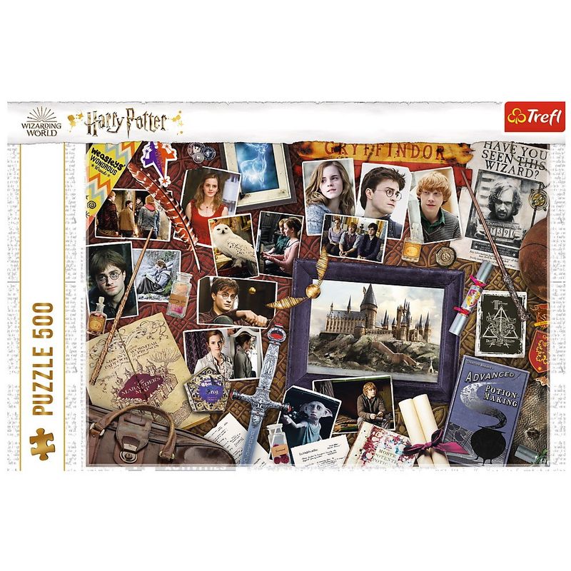 Jucarii, Copii si Bebe - Jucarii si jocuri - Jocuri si puzzle - Puzzle - Puzzle Trefl 500 harry potter - memoriile de la hogwart - Infinity.ro