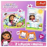 Jucarii, Copii si Bebe - Jucarii si jocuri - Jocuri si puzzle - Puzzle - Puzzle Trefl 2in1 memo gabbys dollhouse gabi si prietenii ei - Infinity.ro